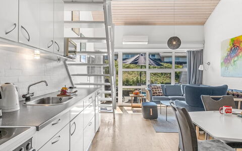 Soufiane - 100M from the Sea: Interior Design, Furniture, Flooring, Wood, Kitchen, Floor, Ceiling, Couch, Room, Living Room