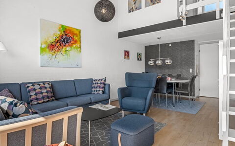 Soufiane - 100M from the Sea: Furniture, Interior Design, Flooring, Floor, Wood, Couch, Ceiling, Living Room, Room, Apartment