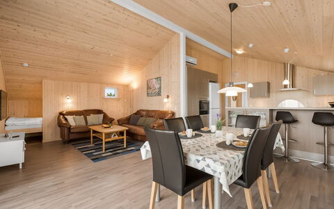 Clement - 500M to the Fjord: Wood, Home, Hardwood, Ceiling, Wood Flooring, Wood Stain, Kitchen & Dining Room Table, Cottage, Plank, Living Room