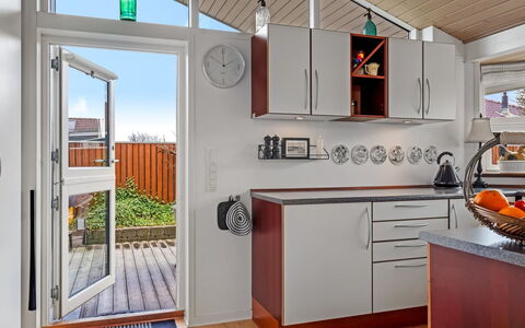 Sjarlotte - 100M from the Sea: Wood, Flooring, Interior Design, Kitchen, Floor, Major Appliance, Kitchen Appliance, Furniture, Home Appliance, Ceiling