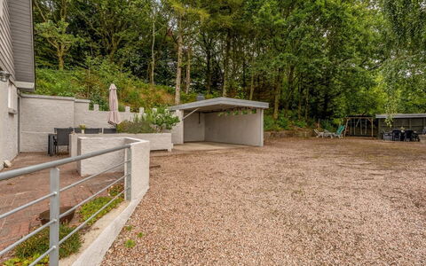 Simo - 250M from the Sea: Garden, Concrete, Landscaping, Driveway, Estate, Shade, Backyard, Yard, Walkway