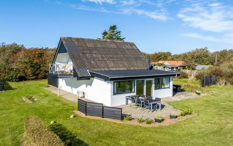 Dunja - 200M to the Fjord: Blue, Roof, House, Home, Cottage, Farmhouse, Estate, Shade, Siding, Landscaping