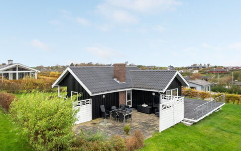 Clarita - 300M to the Fjord: Building, House, Wood, Home, Roof, Cottage, Residential Area, Shrub, Architecture
