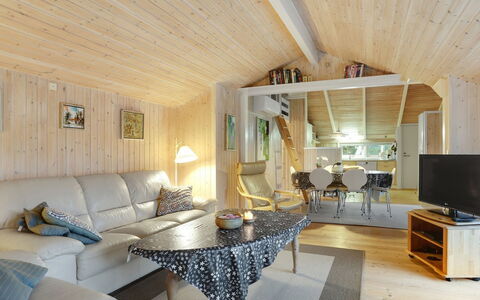 Arwed - from the Sea: Interior Design, Wood, Ceiling, Furniture, Flooring, Room, Couch, Living Room, Light Fixture, Floor
