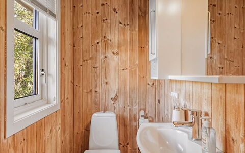 Annestine - 200M from the Sea: Wall, Wood, Flooring, Plumbing Fixture, Interior Design, Floor, Ceiling, Bathroom, Bathroom Sink, Home