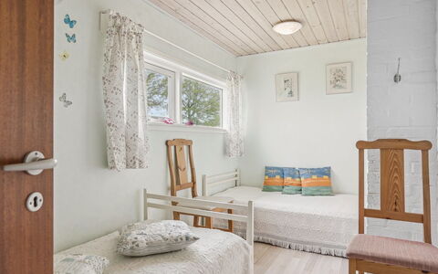 Rayla - 150M from the Sea: Furniture, Interior Design, Wall, Bedroom, Flooring, Bed, Floor, Wood, Ceiling, Room
