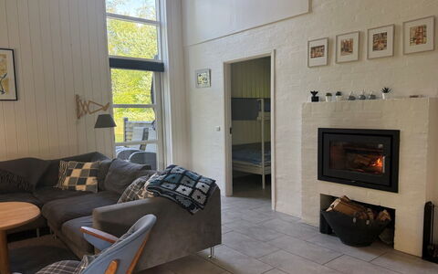 Berta - 300M from the Sea: Flooring, Wood, Floor, Interior Design, Furniture, Living Room, Ceiling, Room, Couch, Home