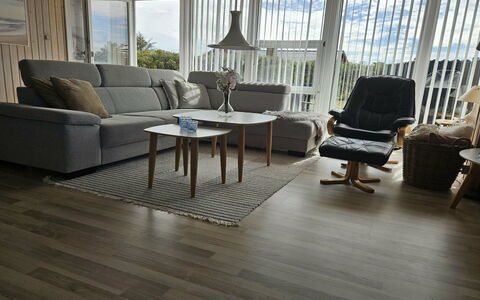 Raadengaard - 400M from the Sea: Flooring, Wood Flooring, Furniture, Floor, Wood, Interior Design, Laminate Flooring, Home, Hardwood, Living Room