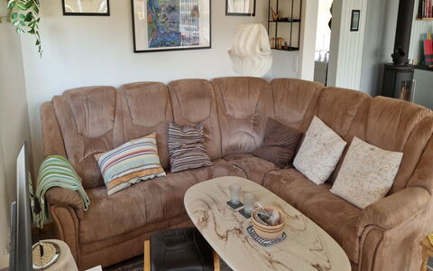 Guthrik - 900M from the Sea: Furniture, Wood, Flooring, Floor, Interior Design, Room, Living Room, Cushion, Wood Stain, Comfort