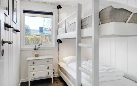 Sveina - 600M from the Sea: Bedroom, Bed, Bedding, Interior Design, Home, Apartment, Bed Sheet, Bed Frame, Bunk Bed, Ceiling