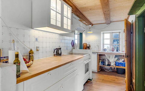 Agrippa - 30M to the Fjord: Kitchen, Countertop, Flooring, Interior Design, Wood, Cabinetry, Major Appliance, Kitchen Appliance, Ceiling, Floor