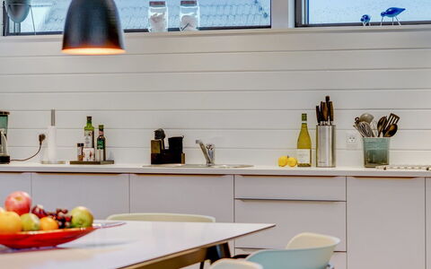 Claus - 500M from the Sea: Interior Design, Furniture, Flooring, Wood, Kitchen, Countertop, Lighting, Home, Tableware, Floor