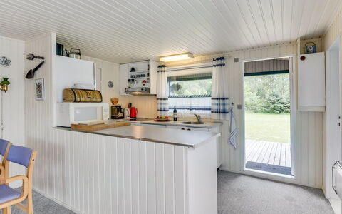 Gangulf - 150M from the Sea: Wood, Ceiling, Kitchen, Hardwood, Countertop, Wood Stain, Chair, Wood Flooring, Cabinetry