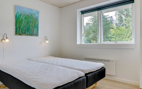 Alona - 250M from the Sea: Wood, Bedroom, Flooring, Floor, Interior Design, Bed, Bedding, Bed Frame, Ceiling, Bed Sheet