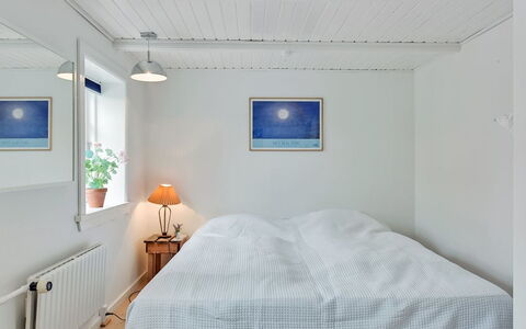 Gunulf - 150M from the Sea: Bedroom, Ceiling, Bed, Floor, Interior Design, Flooring, Bed Sheet, Bedding, Furniture, Room