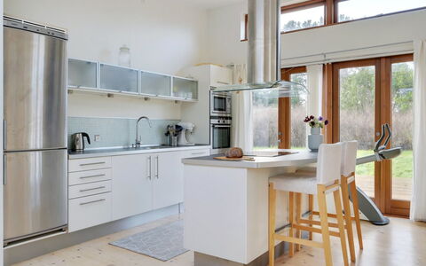 Esta - from the Sea: Kitchen, Flooring, Furniture, Interior Design, Countertop, Kitchen Appliance, Floor, Wood, Cabinetry, Wood Flooring