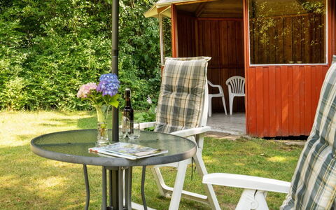 Rentje - 31Km from the Sea: Wood, Wood Stain, Plank, Hardwood, Cottage, Deck, Siding, Shade, Wood Flooring, Garden Buildings