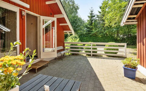 Rentje - 31Km from the Sea: Wood, Wood Stain, Plank, Hardwood, Cottage, Deck, Siding, Shade, Wood Flooring, Garden Buildings