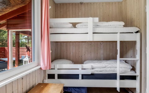 Alflak - 5.2Km from the Sea: Wood, Bedroom, Bunk Bed, Bed, Interior Design, Wood Stain, Floor, Home, Furniture, Hardwood
