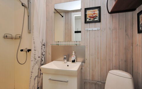 Ingeborre - 100M to the Fjord: Bathroom, Plumbing Fixture, Flooring, Wall, Floor, Bathroom Sink, Interior Design, Wood, Sink, Toilet
