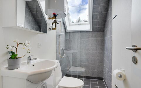 Femija - 500M to the Fjord: Bathroom, Plumbing Fixture, Interior Design, Wall, Flooring, Sink, Floor, Bathroom Sink, Toilet, Tap