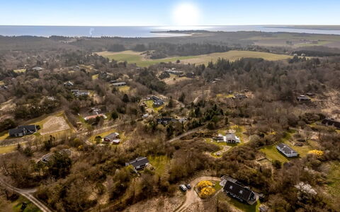Thyra - 500M to the Fjord: Vegetation, Bird'S-Eye View, Aerial Photography, Natural Landscape, Landscape, Ecoregion, Land Lot, Plain, Rural Area, Chaparral