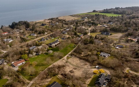 Thyra - 500M to the Fjord: Landscape, Residential Area, Bird'S-Eye View, Aerial Photography, Land Lot, Rural Area, Suburb, Village, Coast
