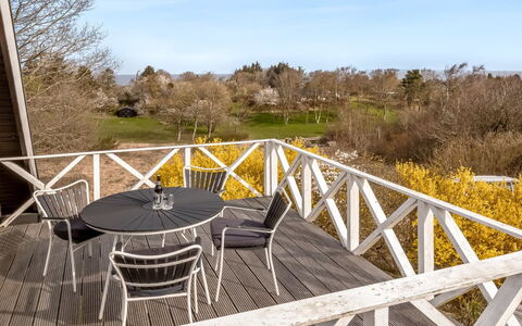 Thyra - 500M to the Fjord: Wood, Deck, Handrail, Hardwood, Plank, Wood Flooring, Boardwalk, Porch, Wood Stain, Outdoor Furniture
