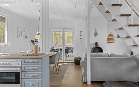 Thyra - 500M to the Fjord: Flooring, Furniture, Interior Design, Floor, Wood, Wood Flooring, Kitchen, Ceiling, Countertop, Cabinetry