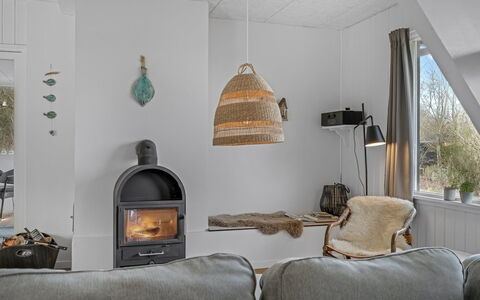 Thyra - 500M to the Fjord: Wood, Furniture, Ceiling, Chair, Natural Material, Hardwood, Lamp, Living Room, Light Fixture, Picture Frame