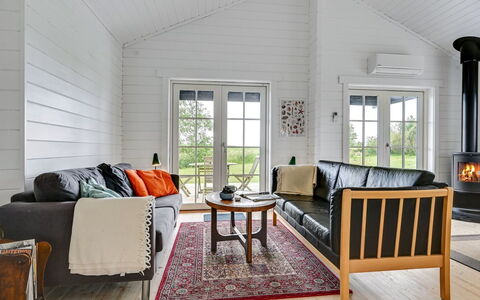 Siebelt - 200M from the Sea: Wood, Furniture, Flooring, Living Room, Couch, Home, Floor, Interior Design, Wood Flooring