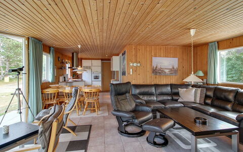 Eldina - 100M from the Sea: Interior Design, Wood, Ceiling, Furniture, Flooring, Floor, Couch, Room, Living Room, Light Fixture