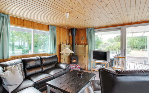 Eldina - 100M from the Sea: Wood, Interior Design, Furniture, Ceiling, Flooring, Floor, Couch, Home, Wood Flooring, Living Room