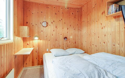 Eldina - 100M from the Sea: Wall, Wood, Interior Design, Bedroom, Ceiling, Flooring, Floor, Bed, Lighting, Light Fixture