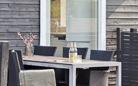 Jil - 750M from the Sea: Furniture, Wood, Outdoor Furniture, Flooring, Table, Outdoor Table, Floor, Chair, Flowerpot, Hardwood