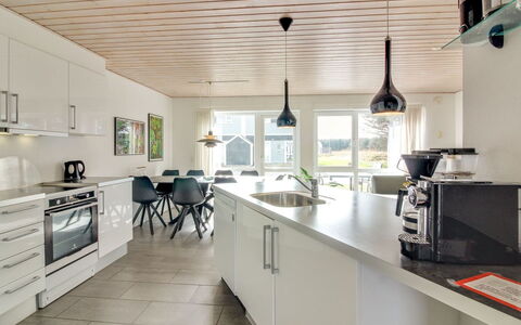 Ingolf - 750M from the Sea: Interior Design, Kitchen, Furniture, Flooring, Ceiling, Countertop, Wood, Light Fixture, Lighting, Floor