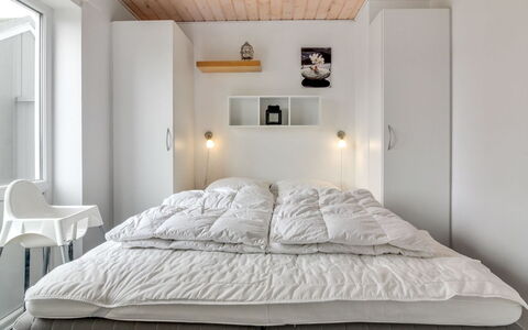 Ingolf - 750M from the Sea: Bedroom, Furniture, Interior Design, Bed, Wall, Wood, Ceiling, Bed Sheet, Bedding, Floor