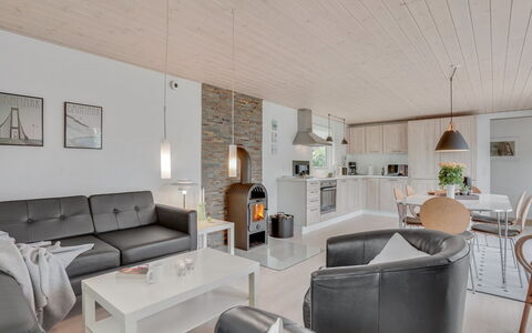 Kerttuli - 800M from the Sea: Furniture, Wood, Interior Design, Couch, Ceiling, Living Room, Flooring, Home, Room, Lighting