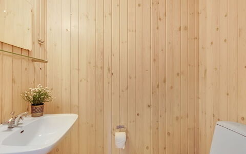 Aashild - 400M from the Sea: Wall, Wood, Bathroom, Plumbing Fixture, Flooring, Bathroom Sink, Interior Design, Floor, Tap, Sink