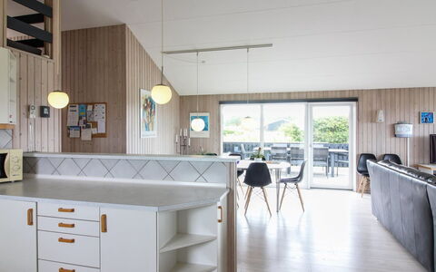 Seniha - 400M from the Sea: Interior Design, Flooring, Furniture, Wood, Kitchen, Ceiling, Floor, Countertop, Light Fixture, Lighting