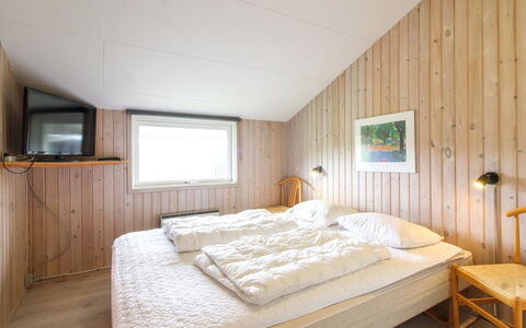Seniha - 400M from the Sea: Wood, Bedroom, Interior Design, Ceiling, Bed, Floor, Flooring, Bed Sheet, Home, Bed Frame