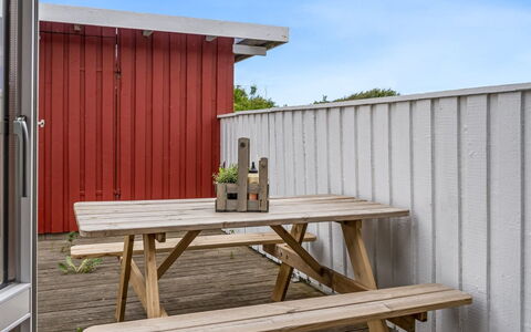 Verene - 400M from the Sea: Cottage, Backyard, Yard, Garden Buildings, Shed, Siding, Outdoor Furniture, Log Cabin, Outdoor Structure, Shack