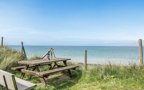 Grazian - 50M from the Sea: Blue, Sea, Summer, Coast, Coastal And Oceanic Landforms, Ocean, Shore, Beach, Picnic Table, Fence