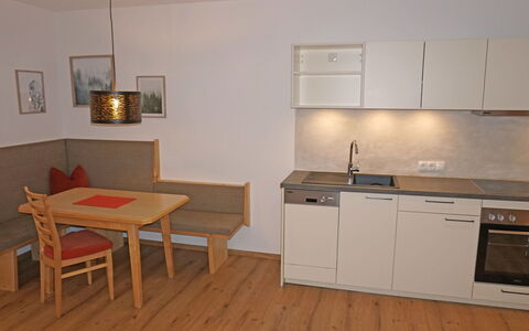 Freiheit-La: Furniture, Cabinetry, Property, Countertop, Sink, Table, Picture Frame, Wood, Kitchen Stove, Interior Design