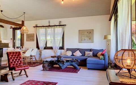 Dorenavant: Furniture, Interior Design, Flooring, Couch, Floor, Living Room, Wood, Room, Ceiling, Lighting