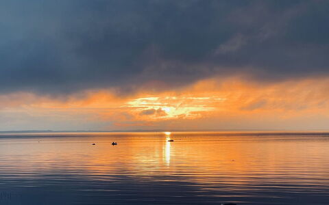 Bernadete - 50M to the Fjord: Sky, Blue, Water Resources, Cloud, Water, Horizon, Dusk, Sunset, Afterglow
