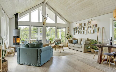 Bernadete - 50M to the Fjord: Wood, Couch, Living Room, Interior Design, Ceiling, Flooring, Wood Flooring, Furniture, Home