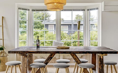 Bernadete - 50M to the Fjord: Furniture, Wood, Interior Design, Flooring, Table, Floor, Kitchen & Dining Room Table, Plank, Dining Room, Wood Flooring