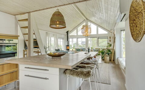 Bernadete - 50M to the Fjord: Interior Design, Flooring, Furniture, Wood, Ceiling, Floor, Kitchen, Light Fixture, Countertop, Chair