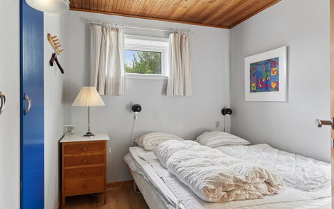 Carmen - 25M from the Sea: Bed, Bedroom, Wall, Wood, Interior Design, Bed Sheet, Furniture, Bedding, Ceiling, Floor
